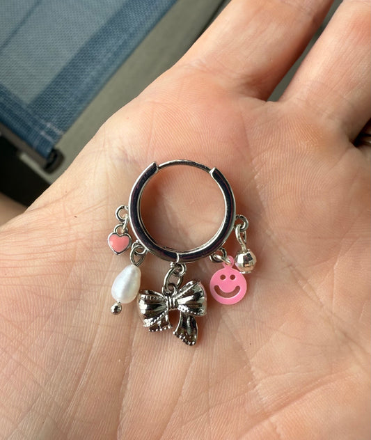 Sabrina π Mini Charm Earrings