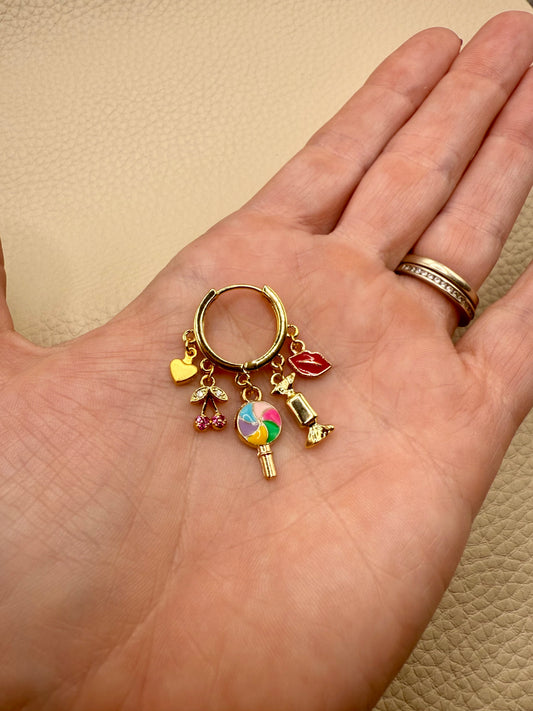 Candy Girl π Mini Charm Earrings