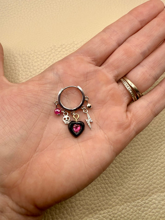 Goth Barbie π Mini Charm Earrings