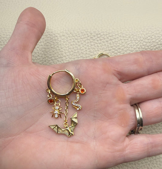 Bats in the Belfry π¦ Mini Charm Earrings