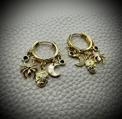 Spooky Season 💀 Mini Charm Earrings