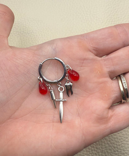 The Macabre 🩸 Mini Charm Earrings