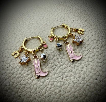 Disco Cowgirl 🪩 Mini Charm Earrings