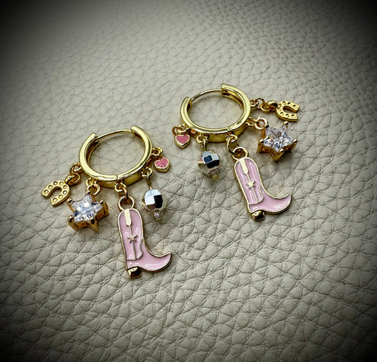 Disco Cowgirl 🪩 Mini Charm Earrings