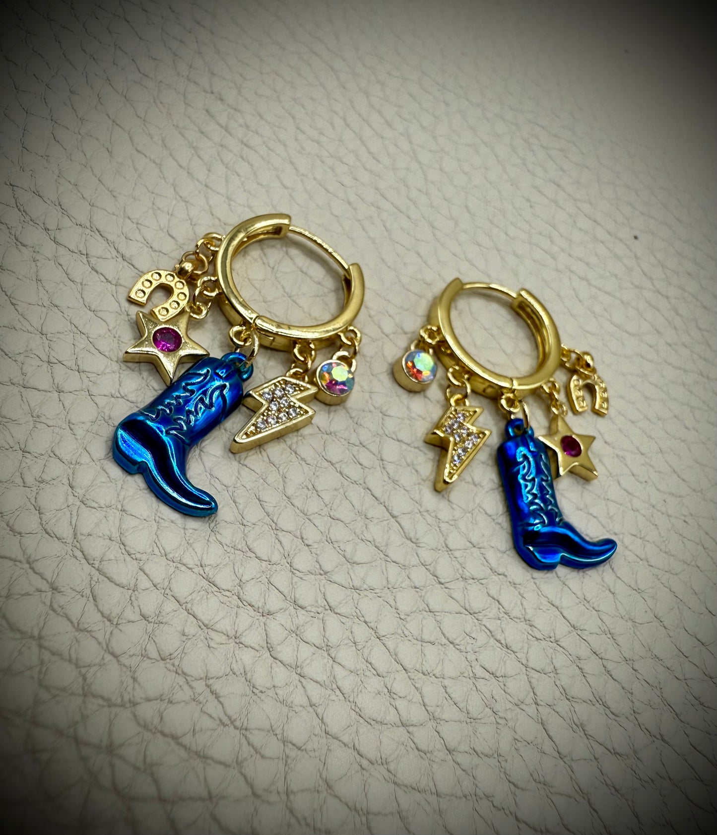 Blue Jean Baby 💙 Mini Charm Earrings