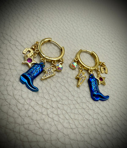 Blue Jean Baby 💙 Mini Charm Earrings