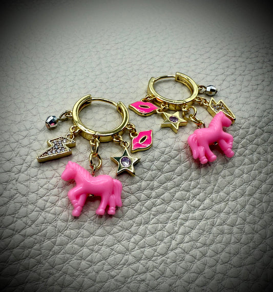 Pink Pony Club🐴 Mini Charm Earrings
