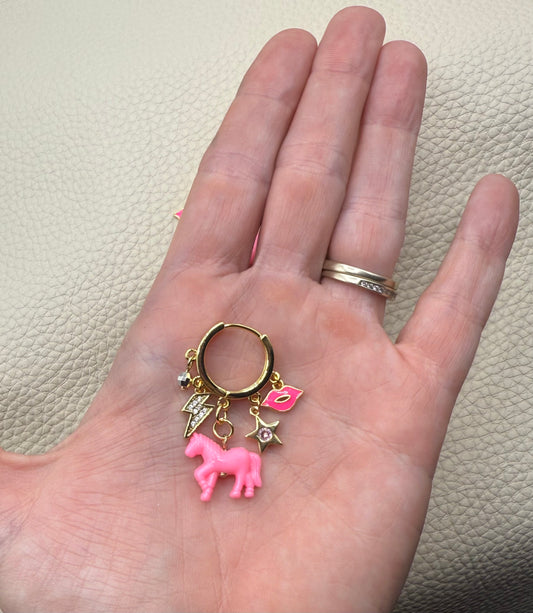 Pink Pony Club🐴 Mini Charm Earrings