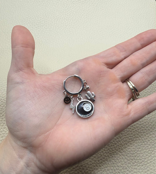 Magic 8 Ball 🎱 Mini Charm Earrings