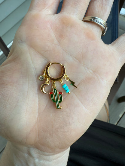 Desert Dusk 🌵 Mini Charm Earrings